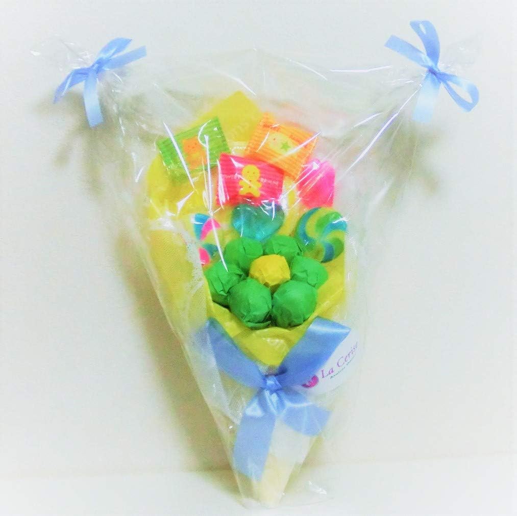 Amazon Co Jp キャンディーブーケ 手持ちsサイズ イエロー 食品 飲料 お酒