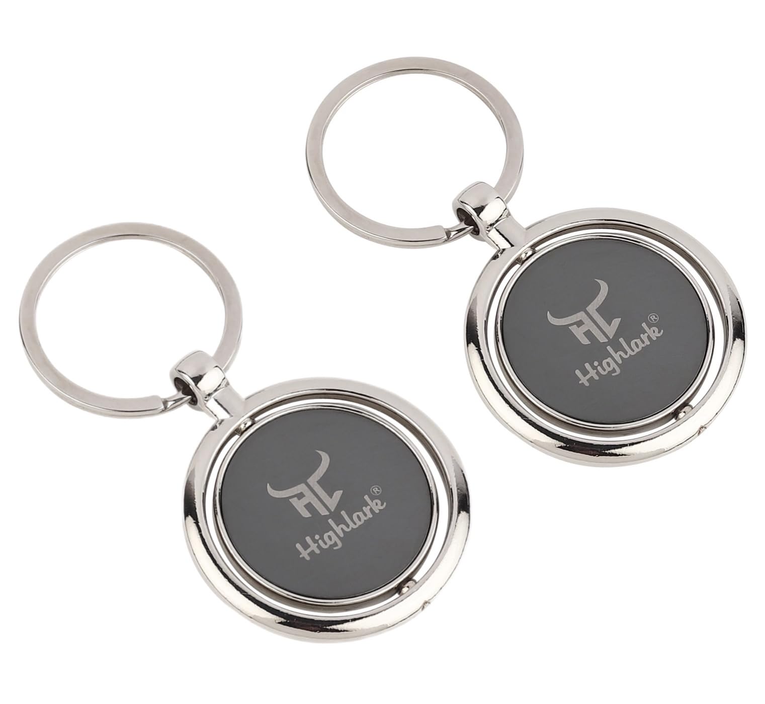 Highlark® Stylish Double Ring Keychain | Key Ring Hook | Key Chain For Home, Office, Car & Bike | Heavy Duty Keychain for Men and Women