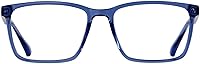 Vista 1 de ANDWOOD Gafas de bloqueo de luz azul para hombres y mujeres, filtro de computadora, marco grande, bloqueador de luz azul, antirayos azules, ligeros