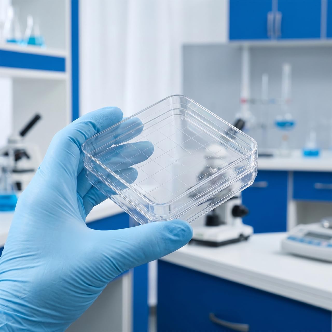 MAGICLULU 10 pièces Boîtes Pétri Carrées avec Couvercle Boîtes Pétri Transparentes pour Microbiologie Recherche Botanique Projets Scolaires et Laboratoire Scientifique