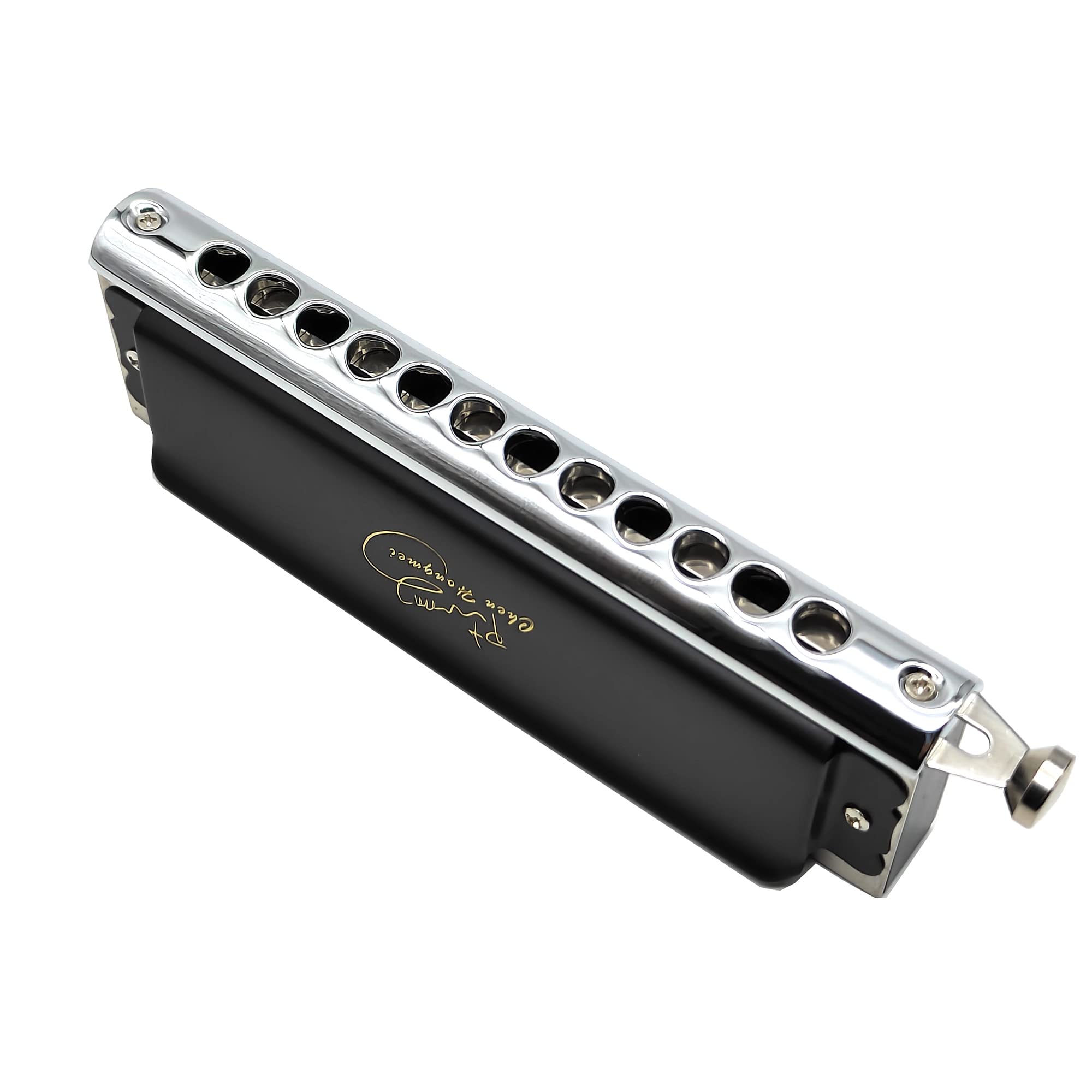 SWAN Harmonijka chromatyczna z 40 rocznicami, 12 otworów, 48 tonów, usta, organy Dreamer, Harmonijka C dla profesjonalnych początkujących ćwiczących instrumenty muzyczne