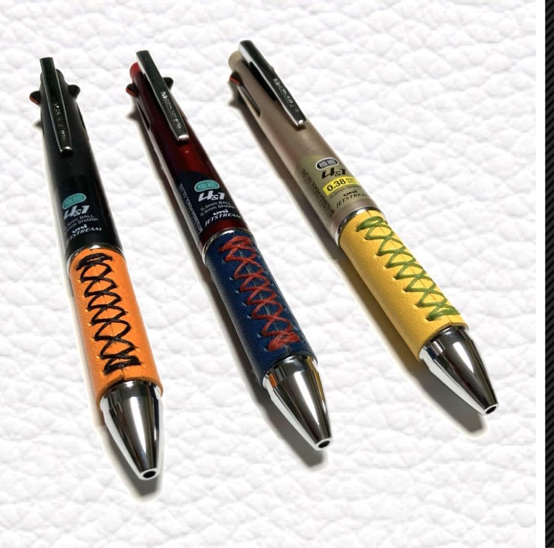 Amazon.co.jp: 受注製作ジェットストリーム4&1 （本革グリップ） 1本