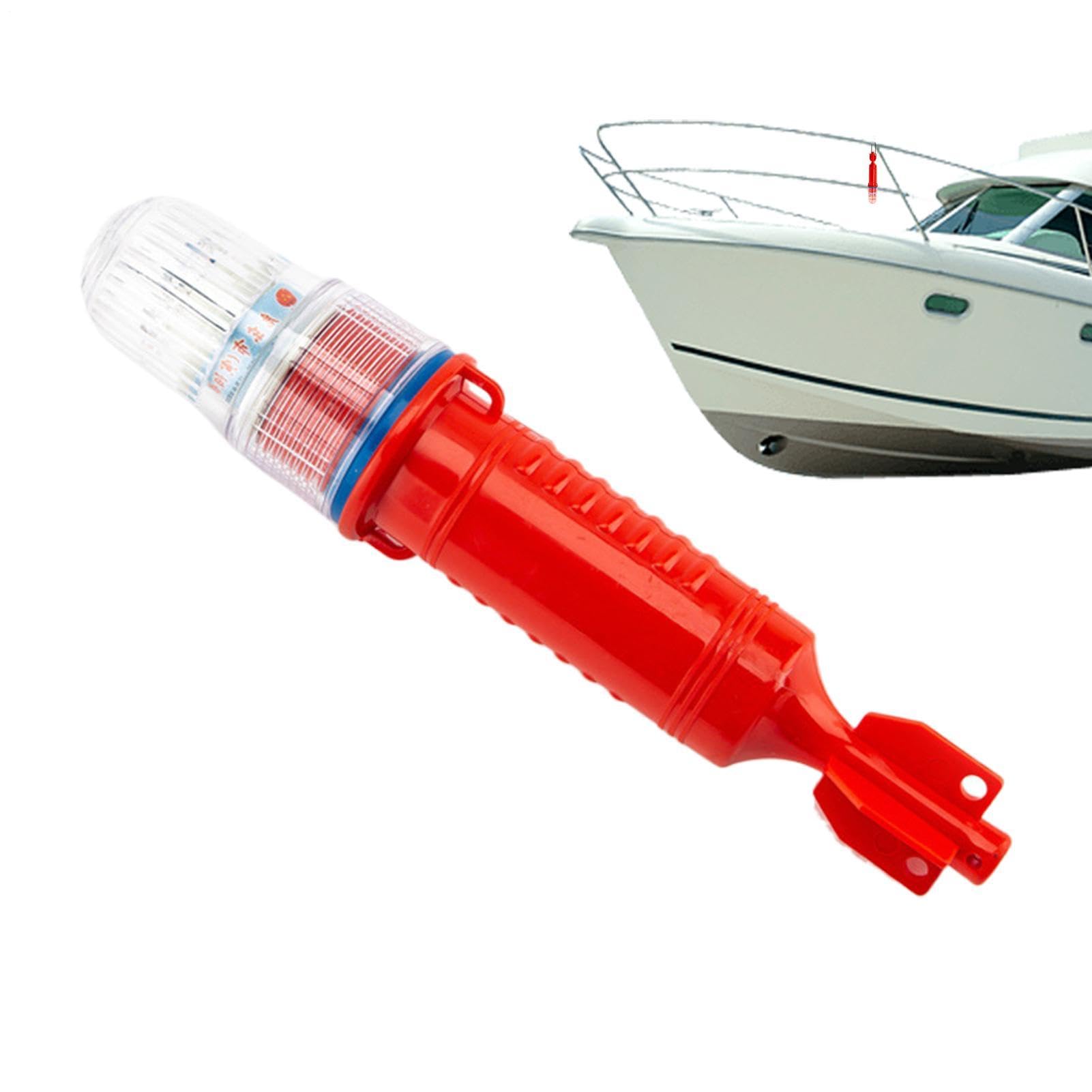 Marine Electronic Flare, Waterproof Battery Signal Light, 10.6 Inch Handheld Waterproof Marine Flare Device, Boats Sailboats Coastal Navigation, Signal Device, Safety Night Use Rescue Alert