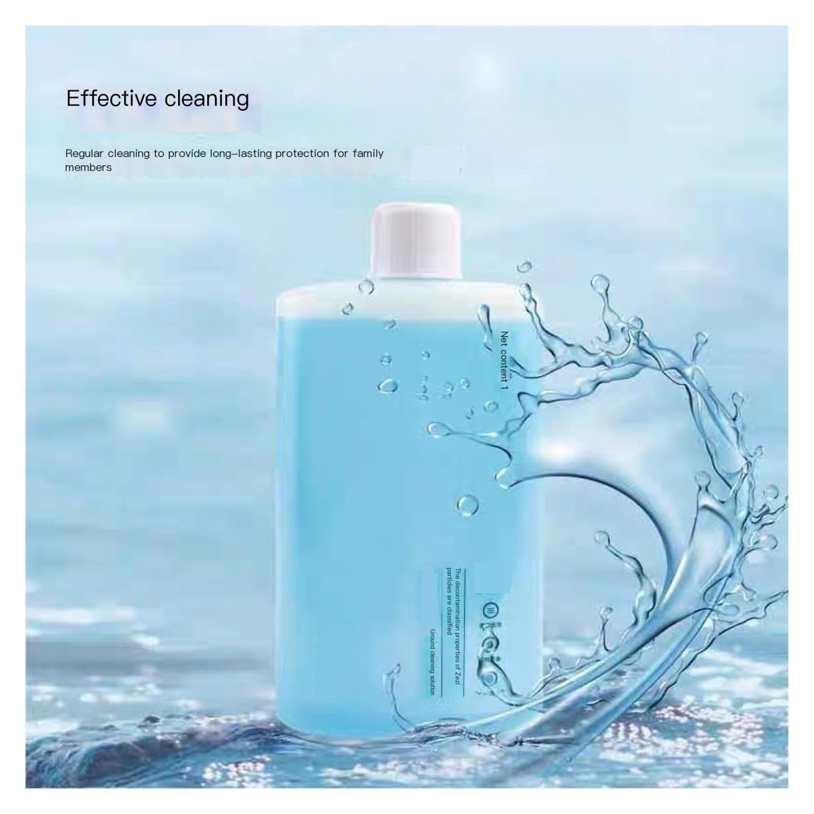 Agente limpiador de descontaminación 。 Compatible para Roborock S8 Maxv Ultra S8 Pro S8 S8 。 1L (33.8 fl oz),Líquido limpiador de pisos,Accesorios para barredoras(2pcs)