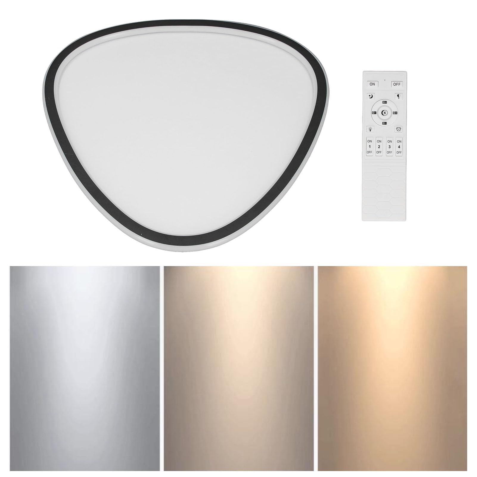 CHICIRIS Lámpara de Techo LED, Moderna, Regulable, Empotrada, para Sala de Estar, Cocina, Elegante Diseño Ajustable