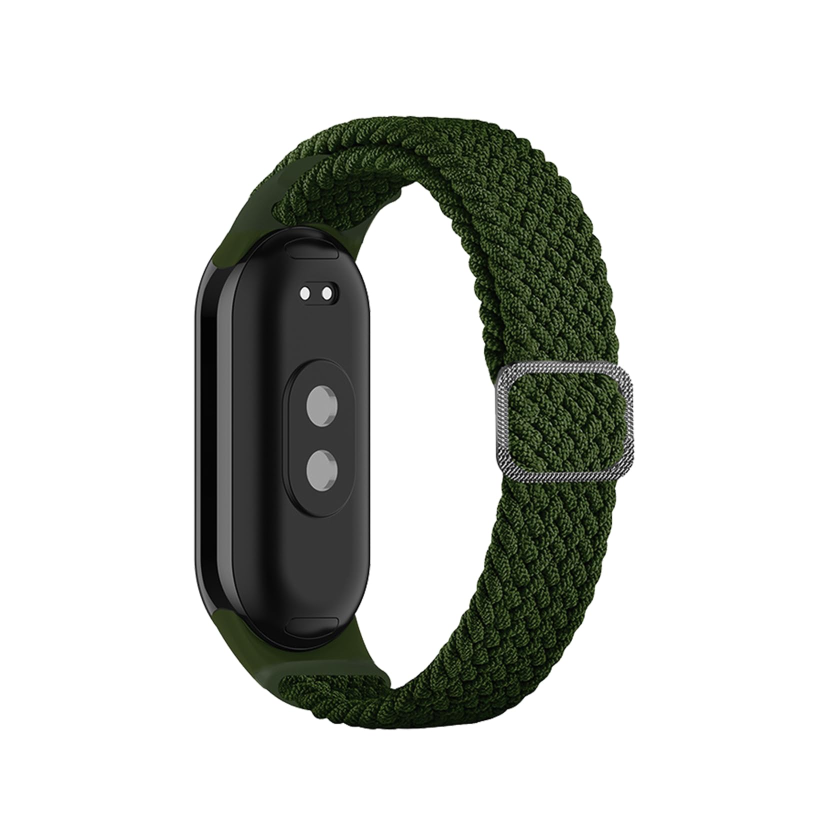 ToVioc Nylon Armband Kompatibel mit Xiaomi Mi Band 10/9/8 Uhrenarmband, Einstellbare und Elastizität Atmungsaktive Sportbänder für Xiaomi Smart Band 10/9/8 - Grün