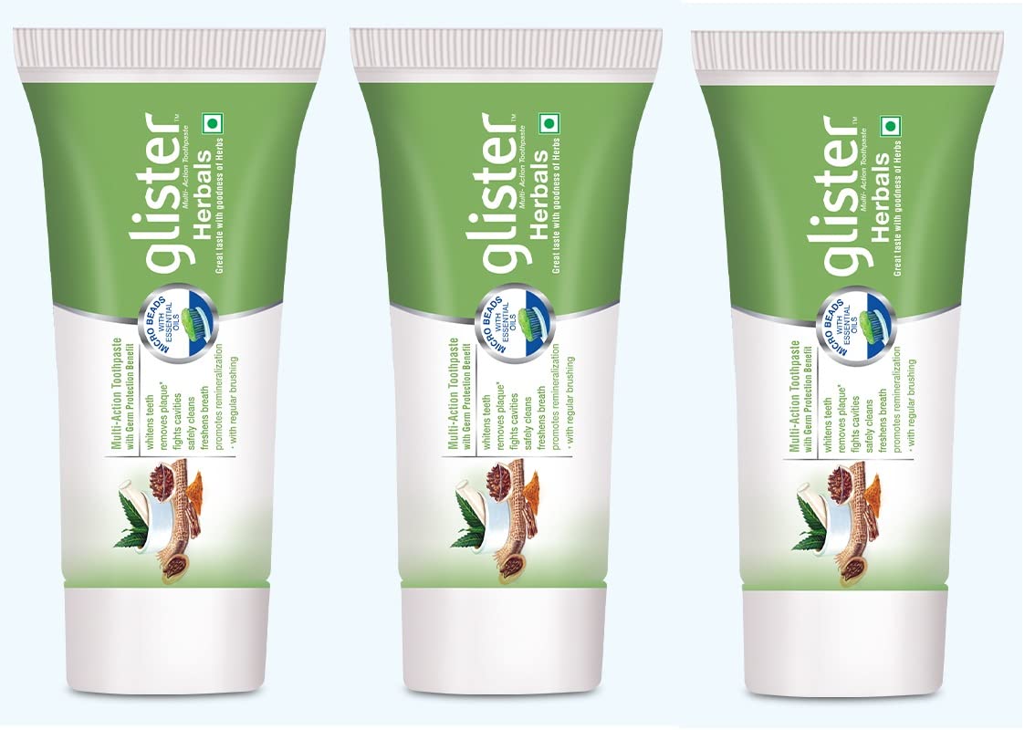 Small Herbal Glisterr Toothpaste Pack of 3 (B0BXNSGHQ5) Amazon Price History, Amazon Price Tracker