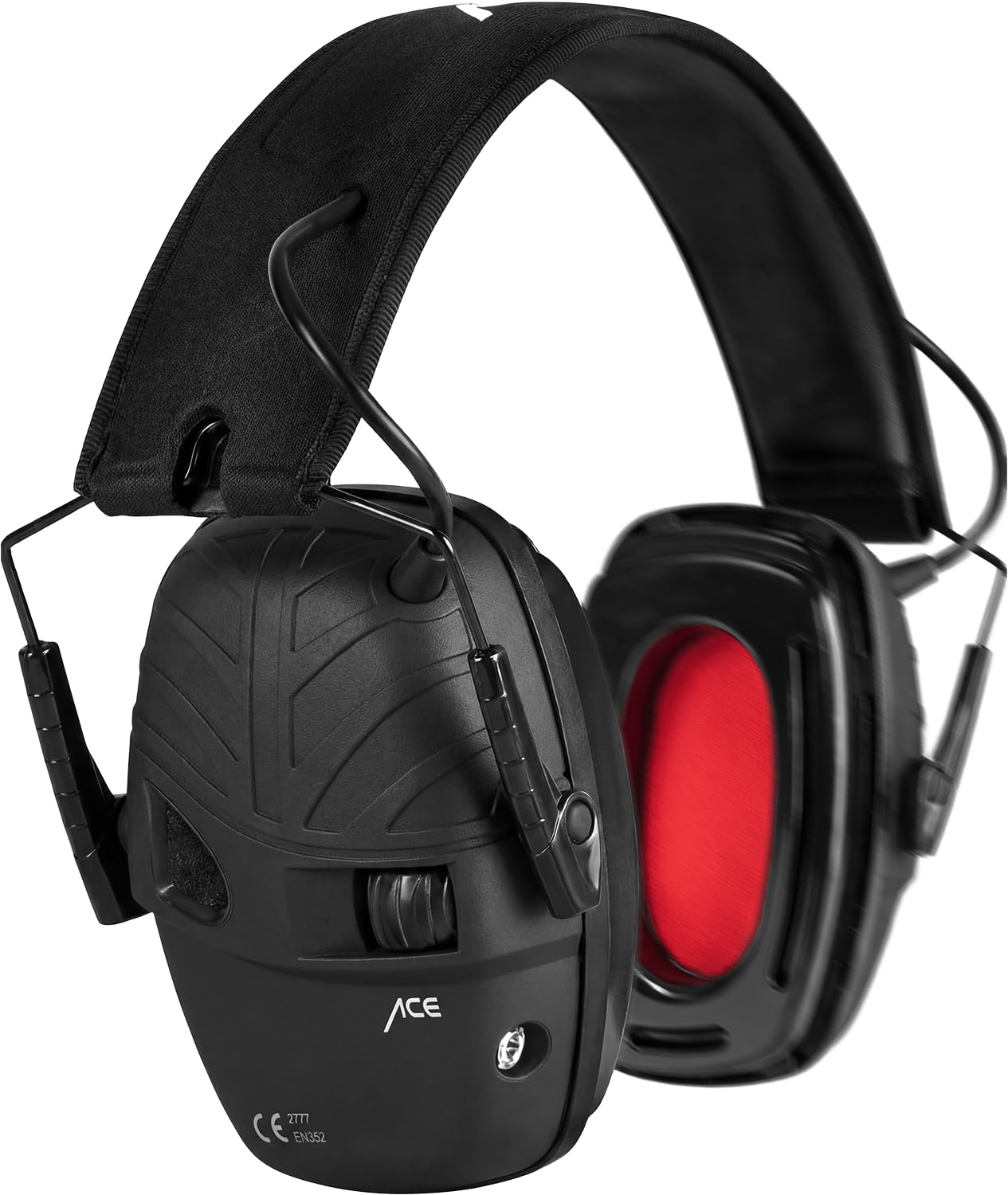 ACE Alpha Capsule Protection auditive – Protections auriculaires actives pour travail/chasse/tir – EN 352 – Noir