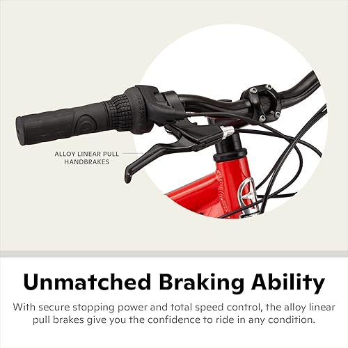 Miniatura 3 de Schwinn Bicicleta de montaña de madera alta para adultos, jóvenes, hombres, mujeres, niños y niñas, ruedas de 24 a 29 pulgadas, 7 o 21 velocidades,