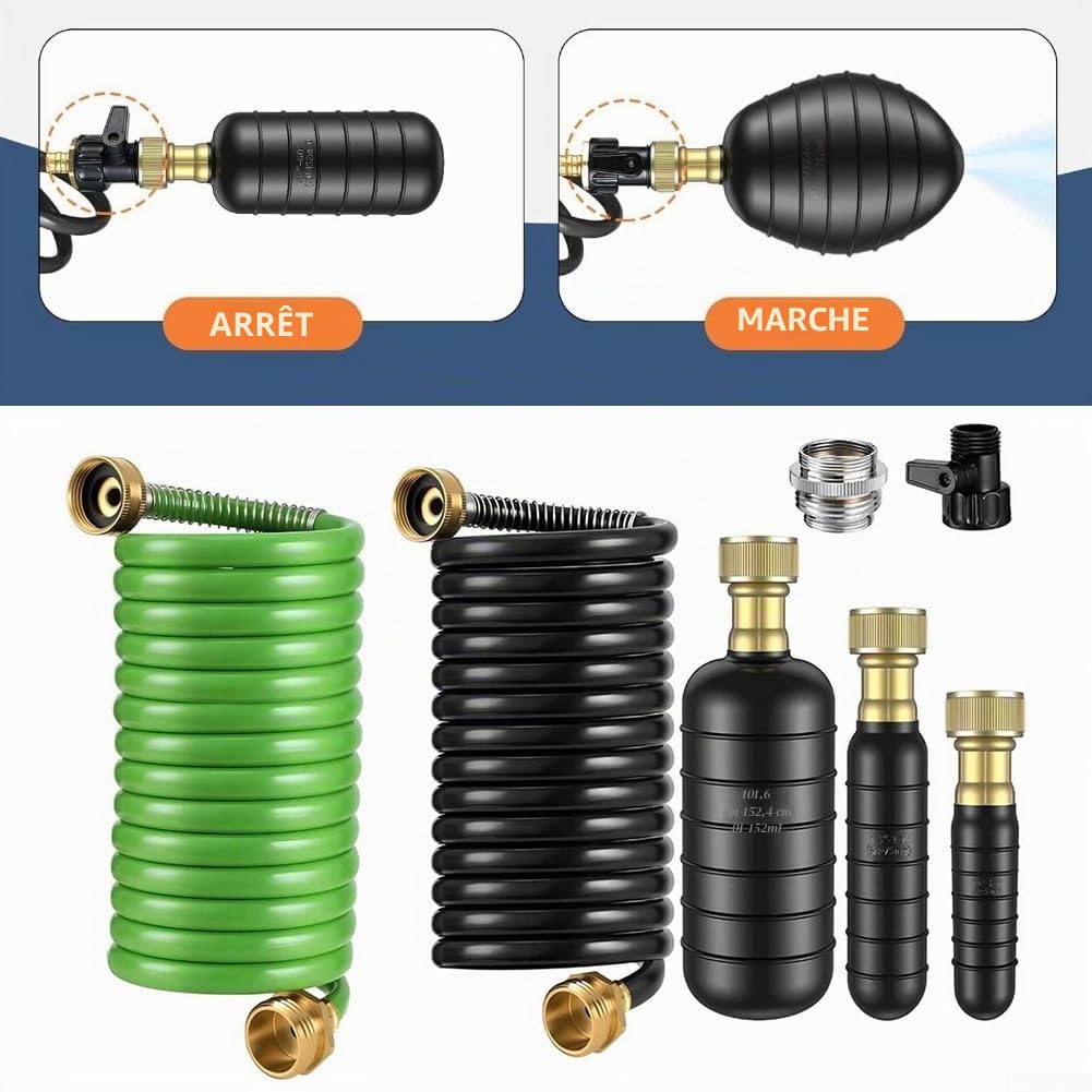 Vessie de nettoyage de canalisation, 3 pièces Nettoyeur Canalisations en Caoutchouc pour Tuyaux Outils de nettoyage de canalisations pour cuisines, canalisations principales et égouts de 1 à 6 pouces