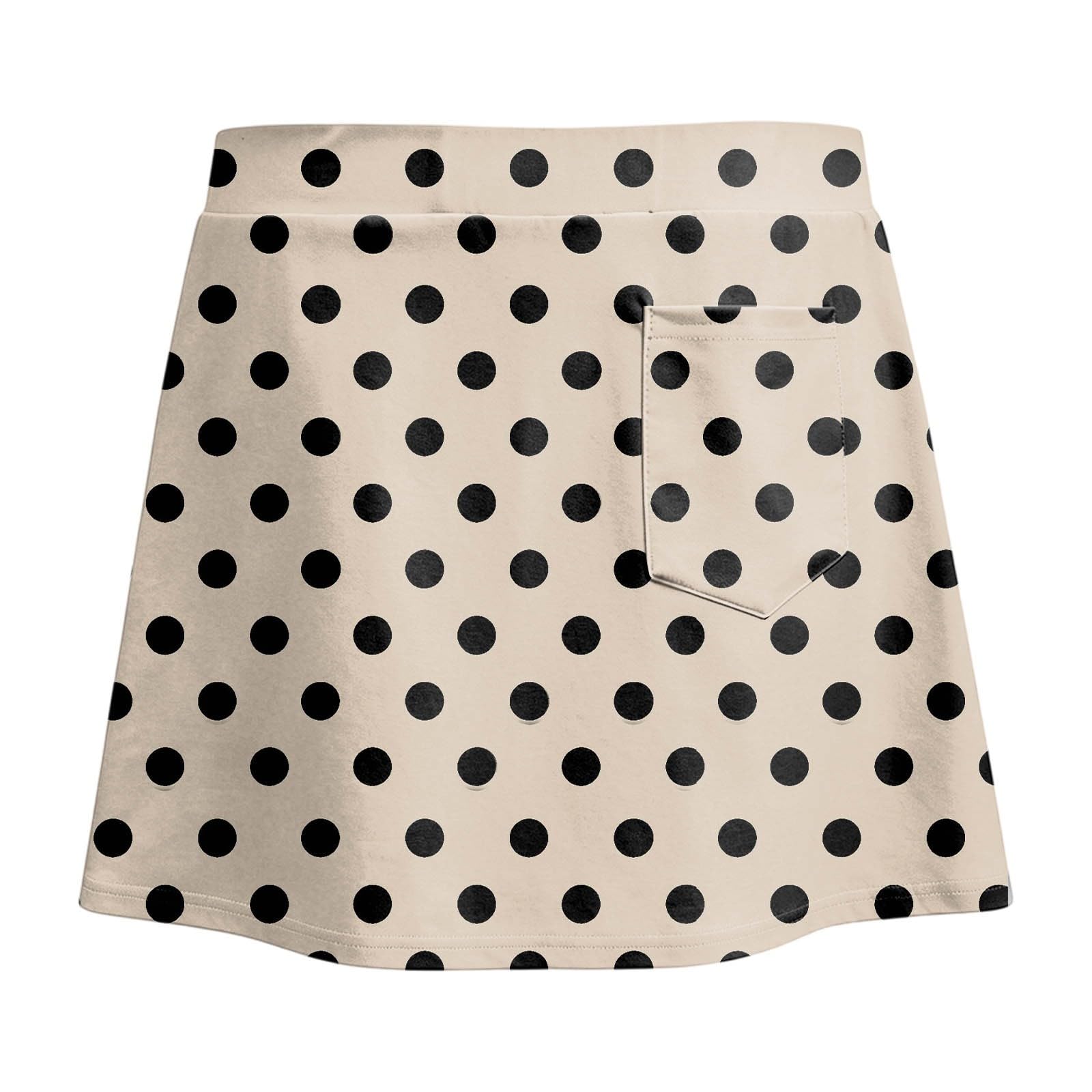 Jupe Courte Deux-pièces Effet Taille Haute avec Ceinture intégrée, Coupe évasée en Tissu Stretch pour cérémonies et soirées, Confortable et Chic pour Femme