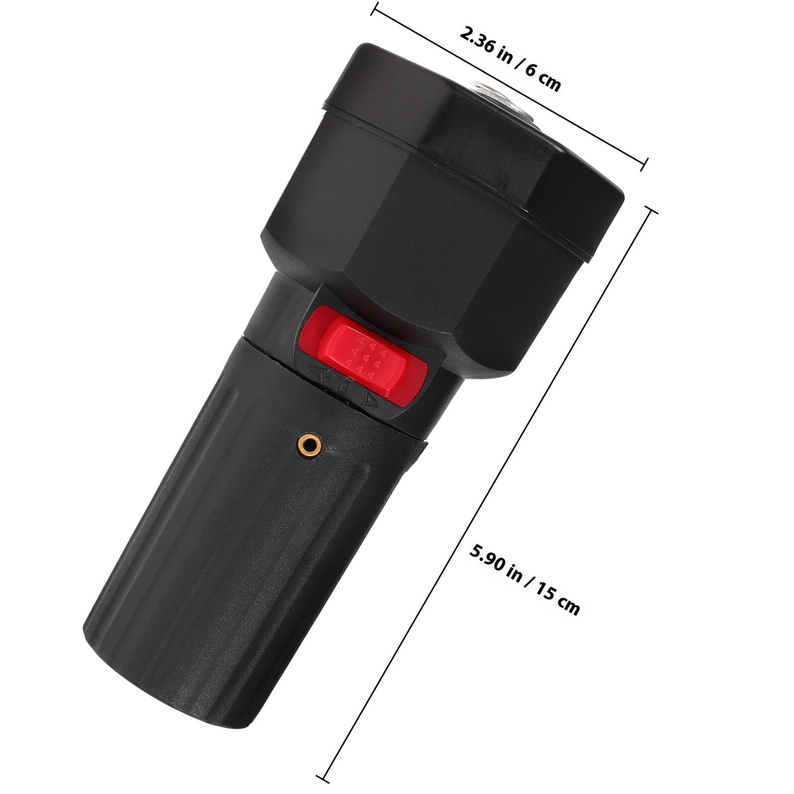 Motore per Girarrosto Elettrico 1,5v Dc Spiedo Rotante in Plastica Nero per Carne e Barbecue All'aperto Utensile Compatto e Resistente