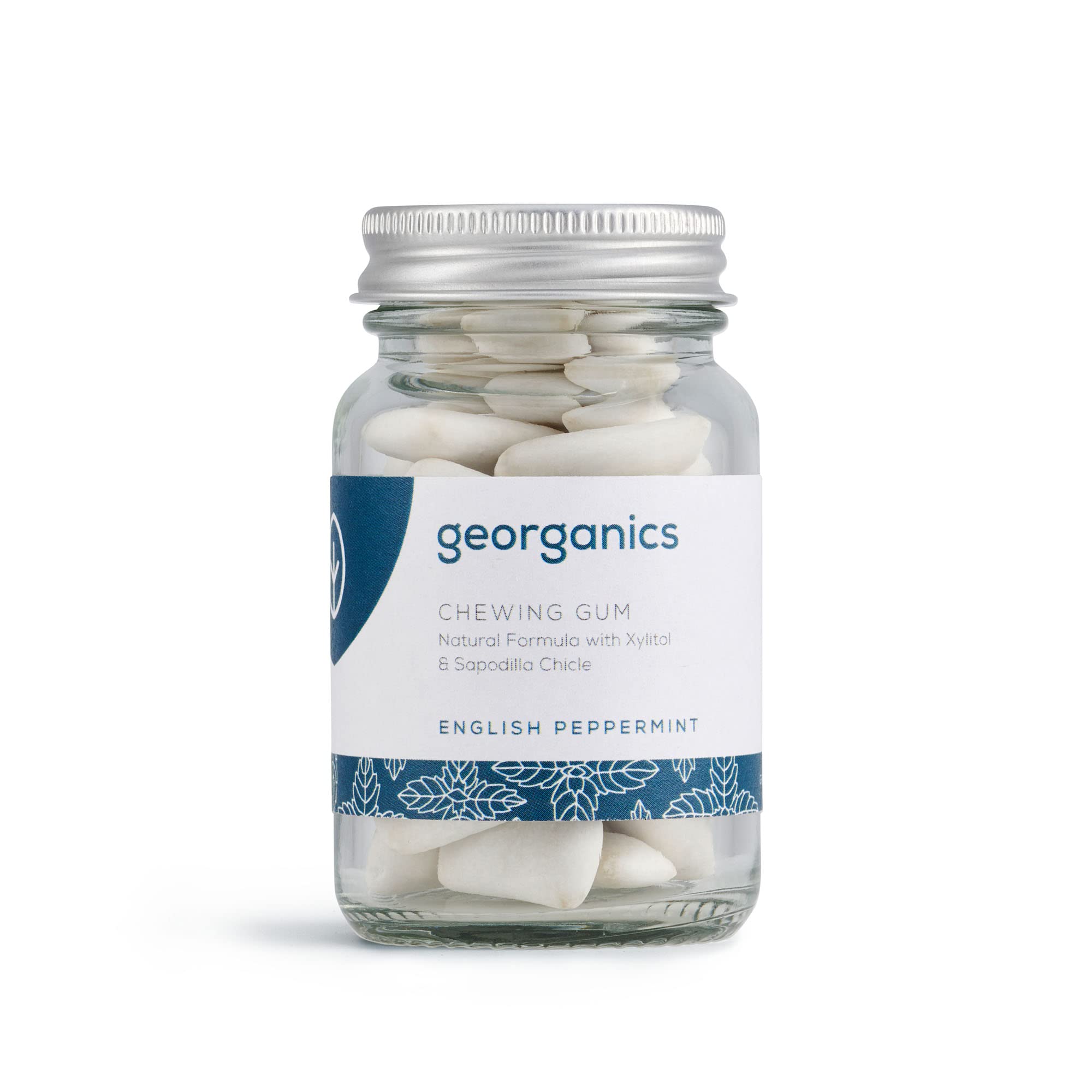 Georganics Peppermint Chewing Gum 30-Pieces
