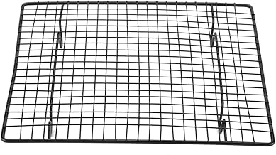 Bandeja de churrasqueira, antiaderente para pão de bolo, bandeja de cozinha quadrada, rack de resfriamento para assar, bandeja de bolo, prateleira de cozimento para cozinha doméstica