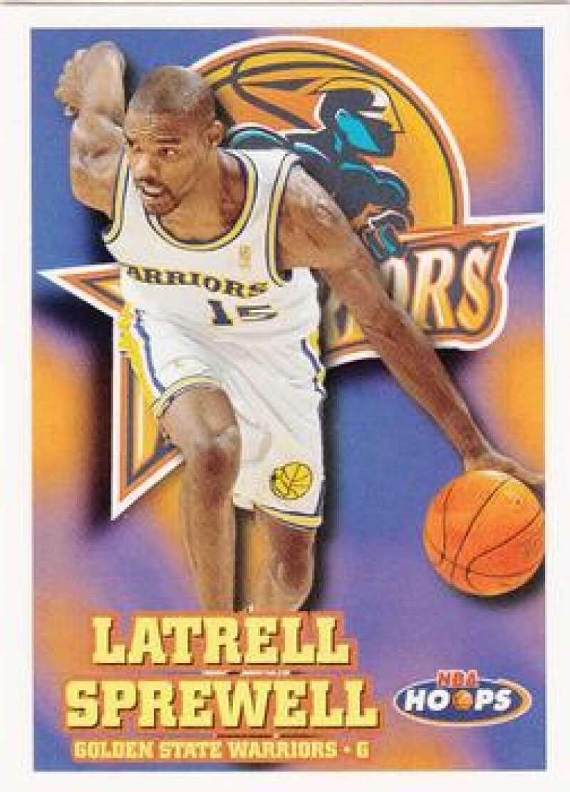 Amazon.com: 1997-98 NBA Hoops Series 1#57 Latrell Sprewell Golden