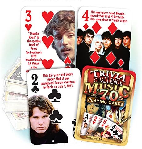 Miniatura 2 de Flickback 1970's Music Trivia Jugando a las cartas regalo de 50 cumpleaños