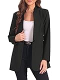 Work Blazers for Women's Long Sleeve V Neck Business Outfits Jackets Blazer