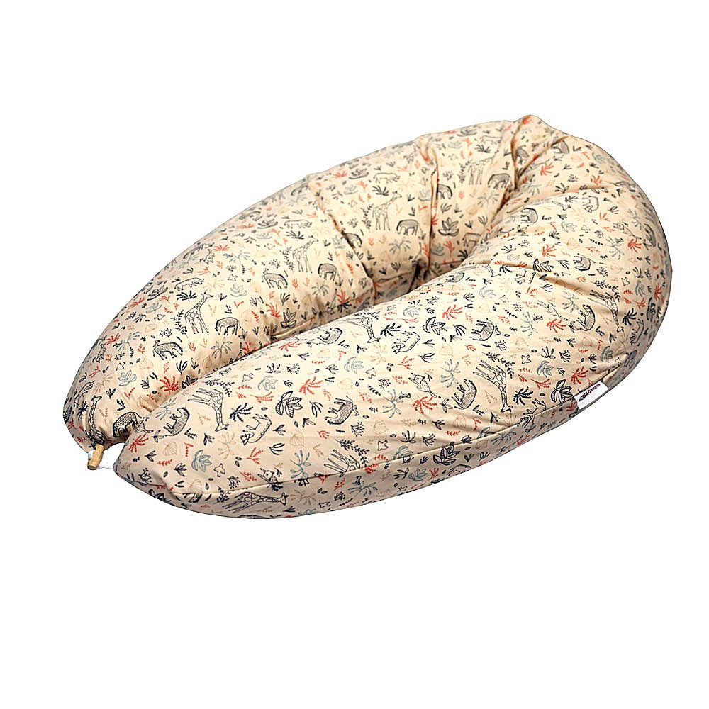 HOBEA-Germany Funda de Almohada de Lactancia para Cojines de Lactancia 190cm diseños (Muselina Topo) — view 64