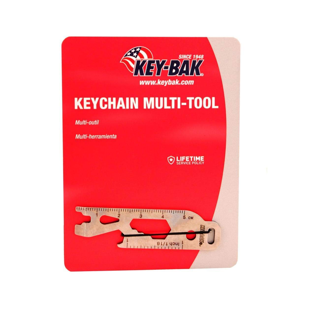 Amazon.co.jp: KEY-BAK Keychain Multi-Tool, Silver by Key-Bak