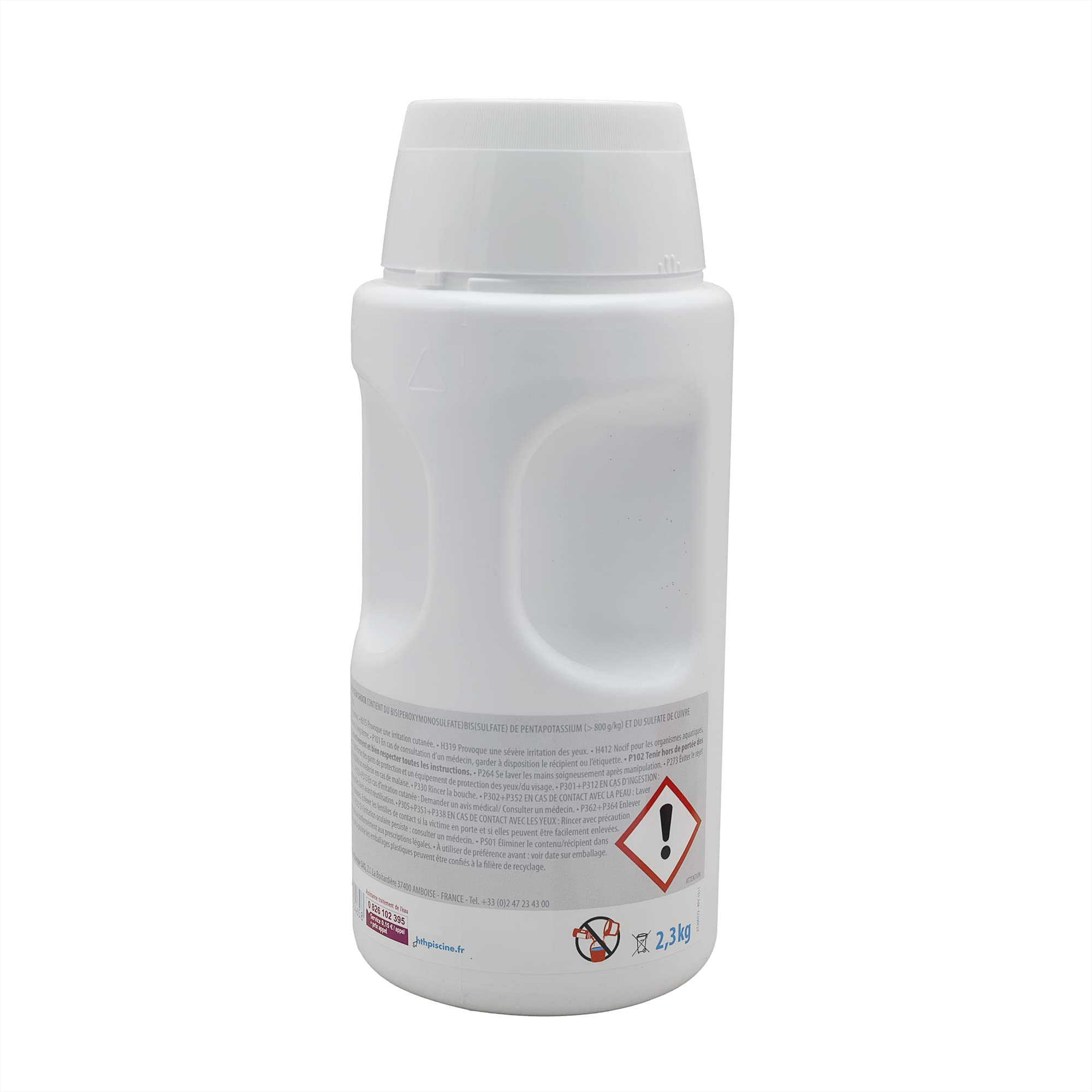 Brome choc HTH BROME ACTIVATOR Oxygen Shock 2,3 kg + 12 bandelettes