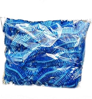 minkissy 100 Pcs Toucas De Processamento De Cabelo Toucas De Banho De Plástico Toucas De Cabelo Bufantes Touca De Banho Touca De Banho Descartável De Plástico Touca De Banho Touca De Banho