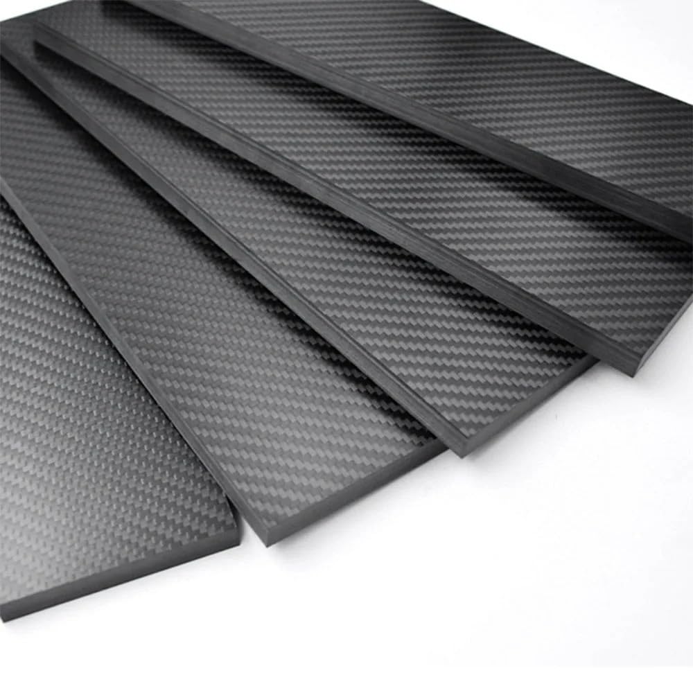 Engineering Fiber Laminate Thick 0.2-6mm, Twill Matte 3K Carbon Board High Strength Strip Flat Sheet 1pc(6.0x65x500mm)