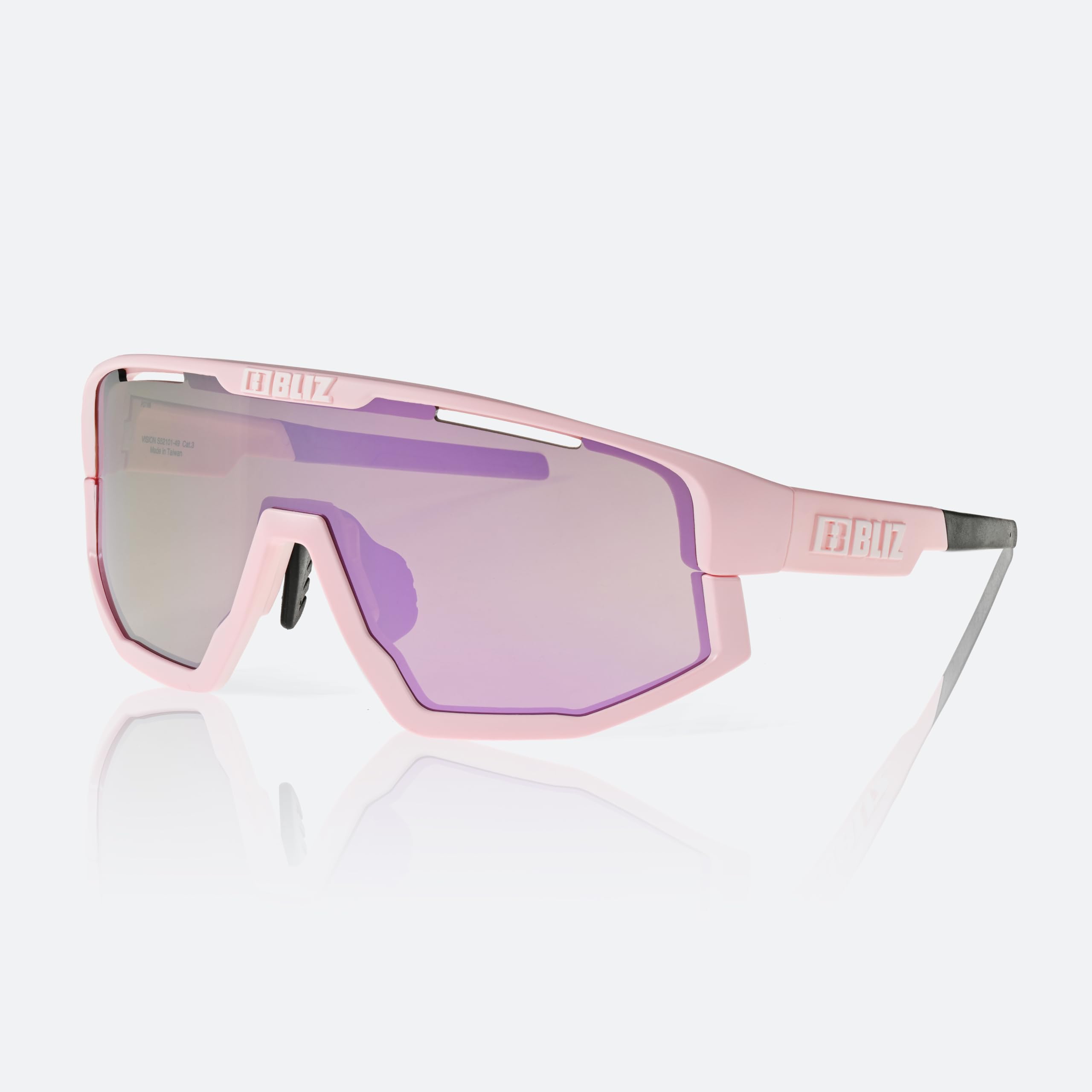 Bliz Vision Sonnenbrille Matt Powder Pink Brown Rose Multi