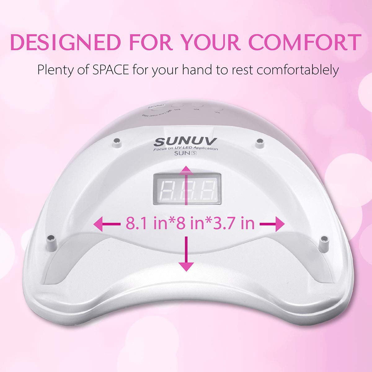 Amazon.co.jp: UV LED ネイルランプ SUNUV UV ライト ネイル用