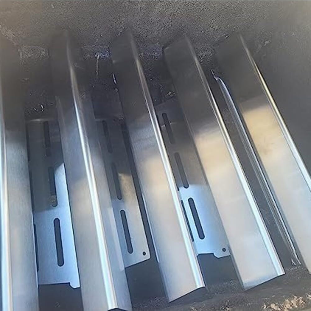 per weber per genesis serie 300 Parti di ricambio in acciaio inossidabile per barre aromatizzanti Scudi termici per griglie E-310 E-320 S-310 2011-2016