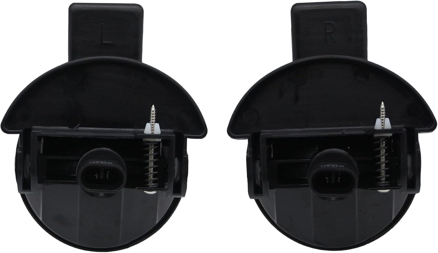 Fog Lights Assembly Compatible with 1997-2000 Dodge Dakota Pickup Truck / 1998-2000 Dodge Durango SUV Front Bumper Fog Light Driving Lamps Replacement Left and Right Side