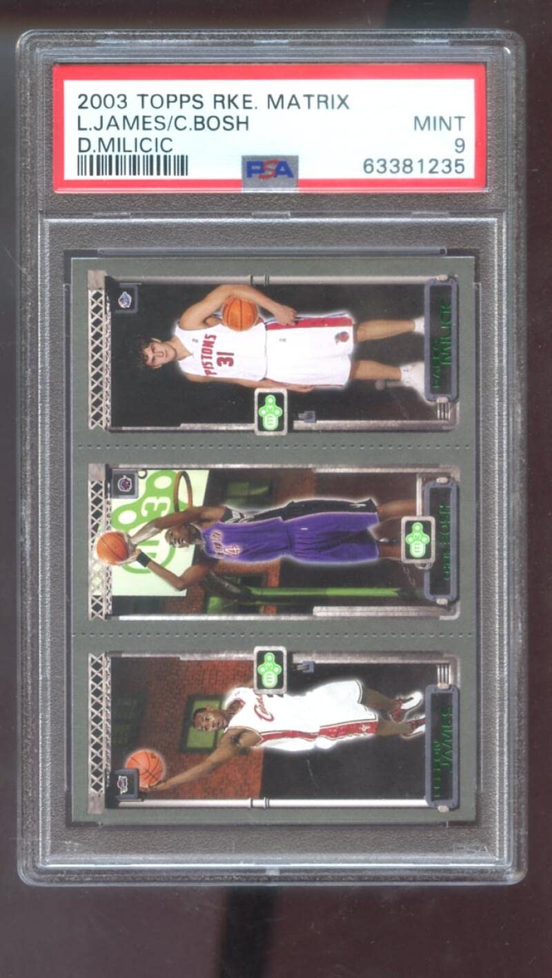Amazon.com: Lebron James Rookie Card 2003-04 Topps Chrome #111 PSA