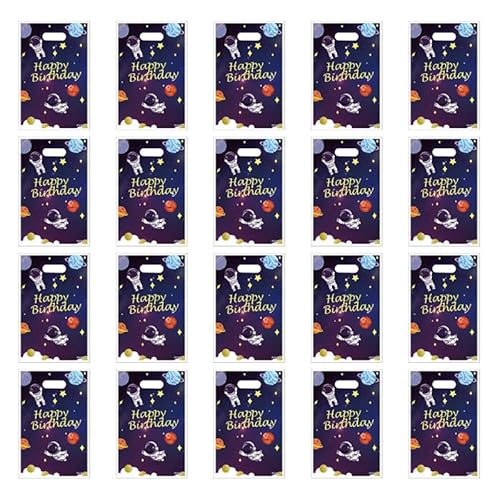 Borsa per Feste Rocket Astronauta Borse di Caramelle Astronaut Borsa Porta Bomboniere Space Borsa per Festa Spaziali Borsa di Compleanno Outer Space Confezioni Regalo Spazio Bomboniere Borsa