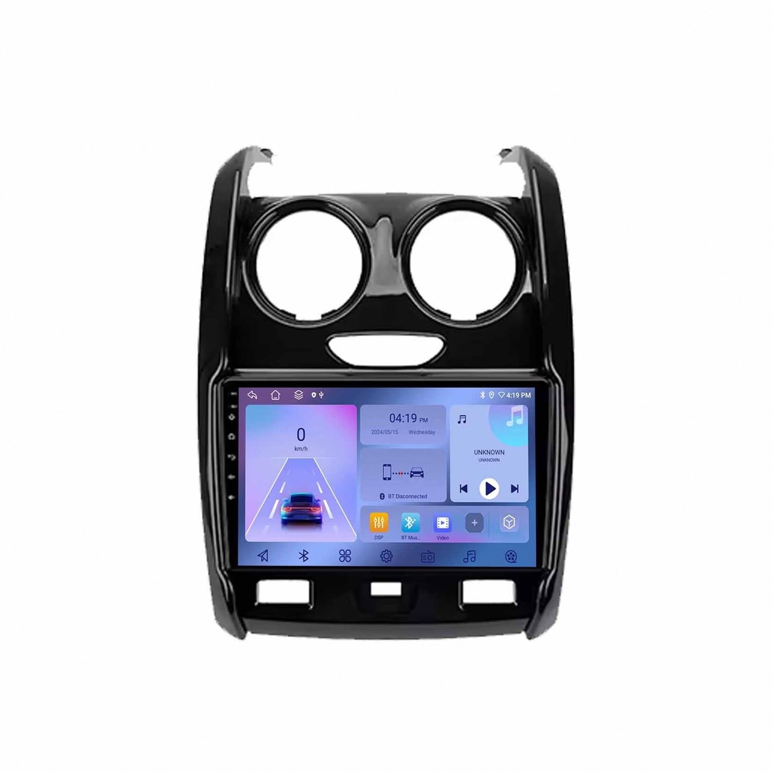 Radio multimedia de coche 4 nuclear con USB para Renault Duster 2015 8
