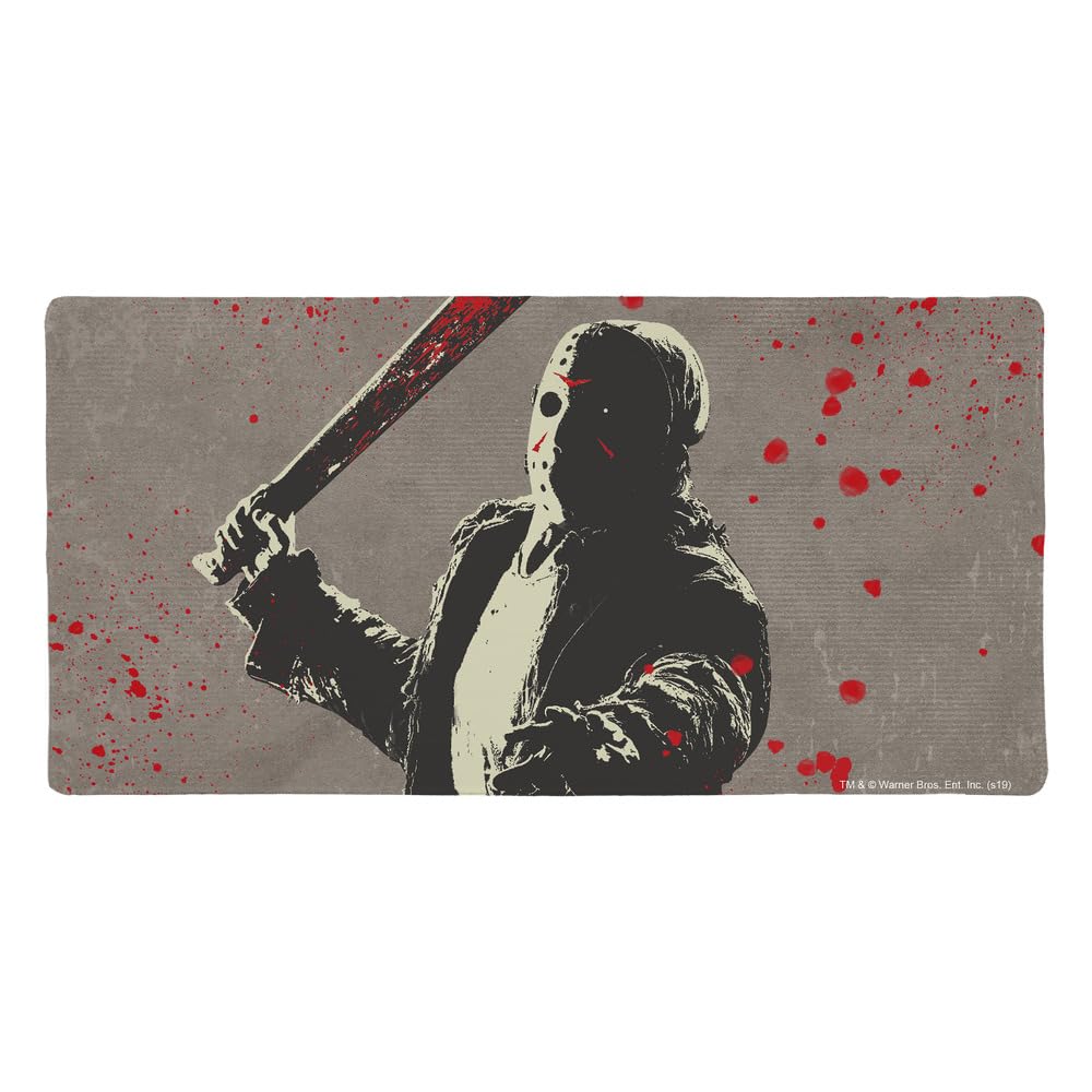Friday The 13th Jason Mask Low Profile Thin Rubber Mouse Pad Mousepad