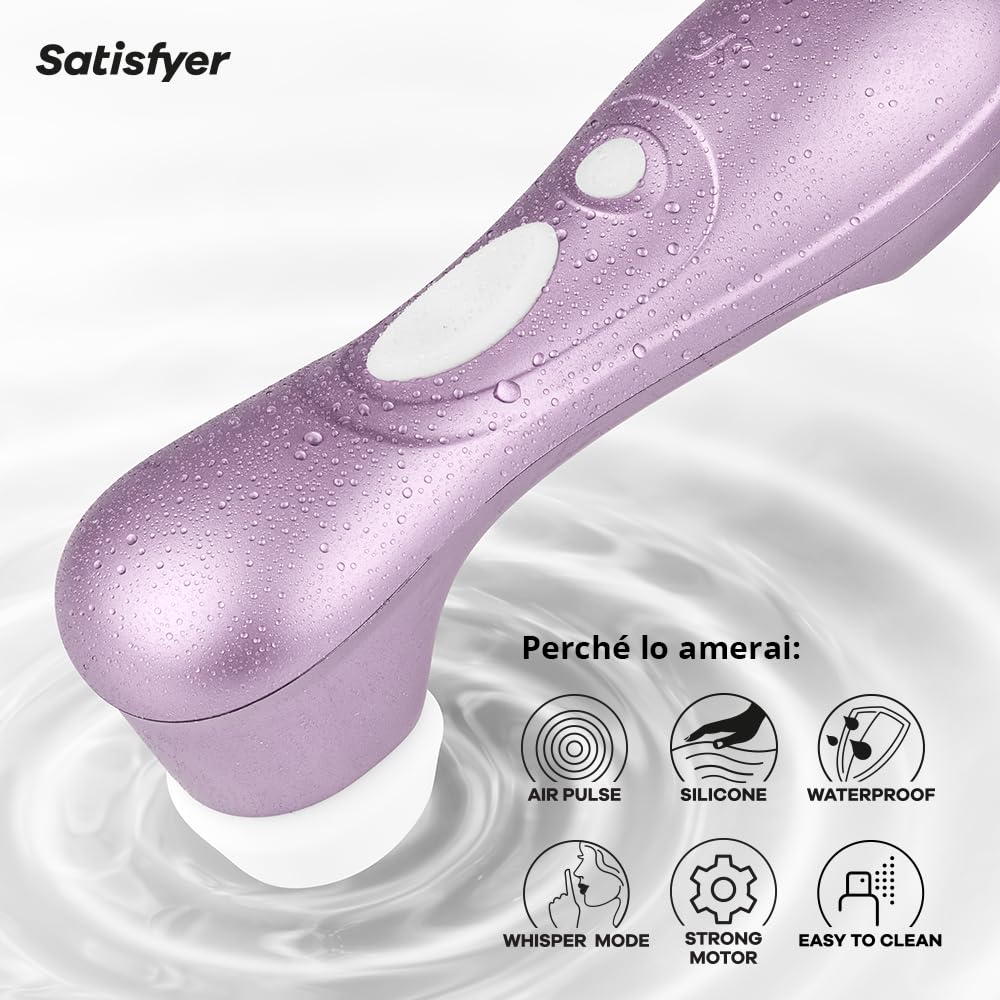 Satisfyer Pro 2 Vibratore per Donna Professionale | Stimolazione Clitoridea silenziosa e potente con Tecnologia Liquid-Air | Sex Toys