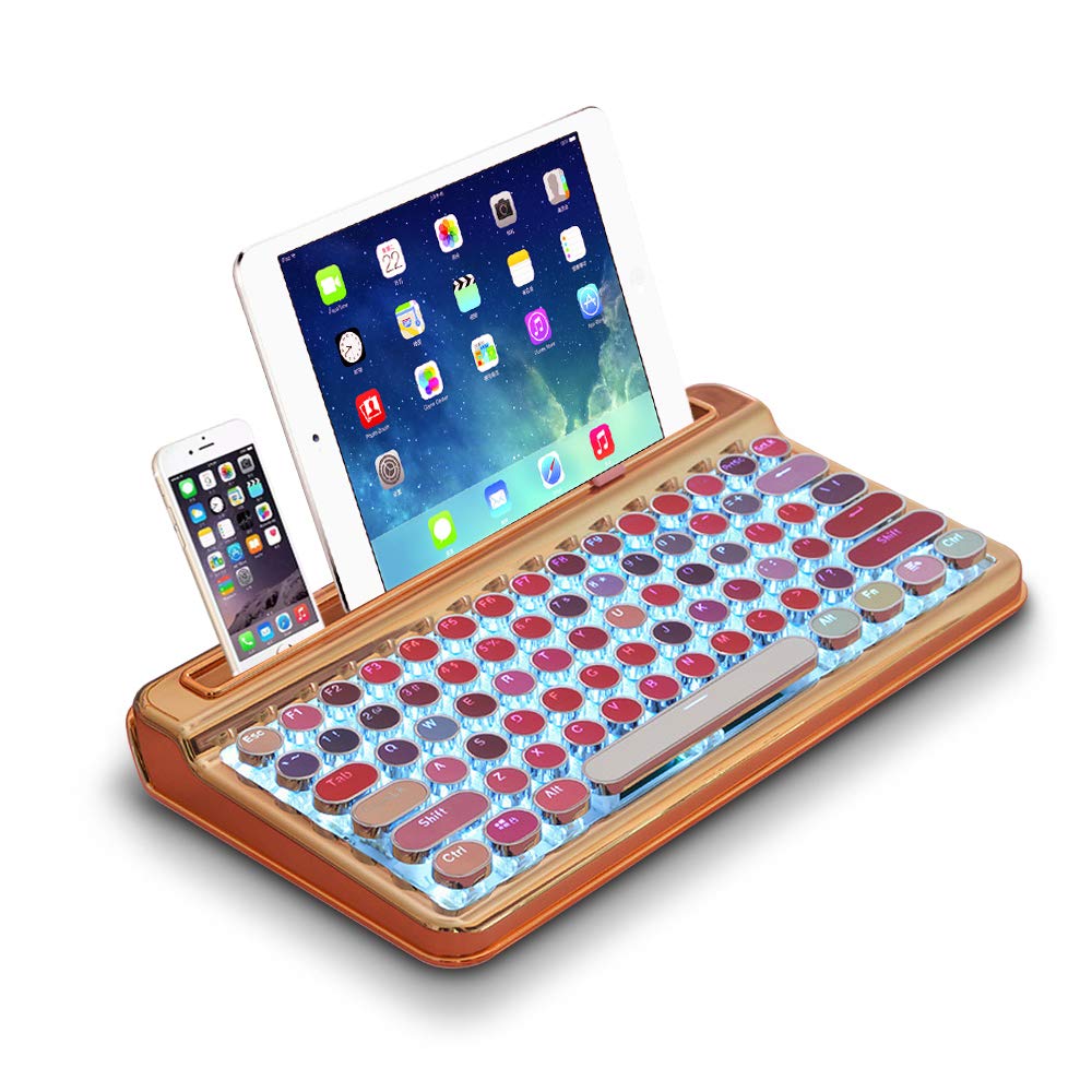 YUEFANタイプライター型キーボード Amazon | YUEFAN-Actto ワイヤレス Bluetoothキーボード レトロ