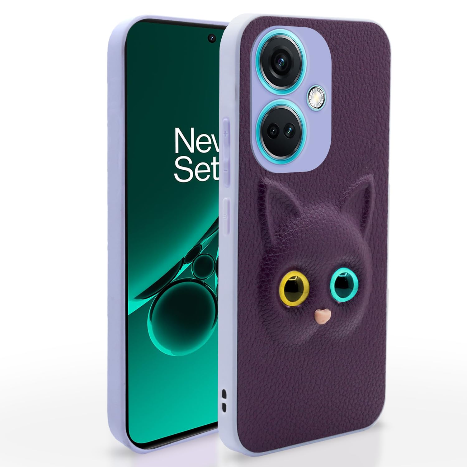 Pikkme OnePlus Nord Ce 3 5g Back Cover for Girls | Cute Cat Leather Finish | Soft TPU | Case for OnePlus Nord Ce 3 5g (Purple) (B0CHWB1SHZ) Amazon Price History, Amazon Price Tracker