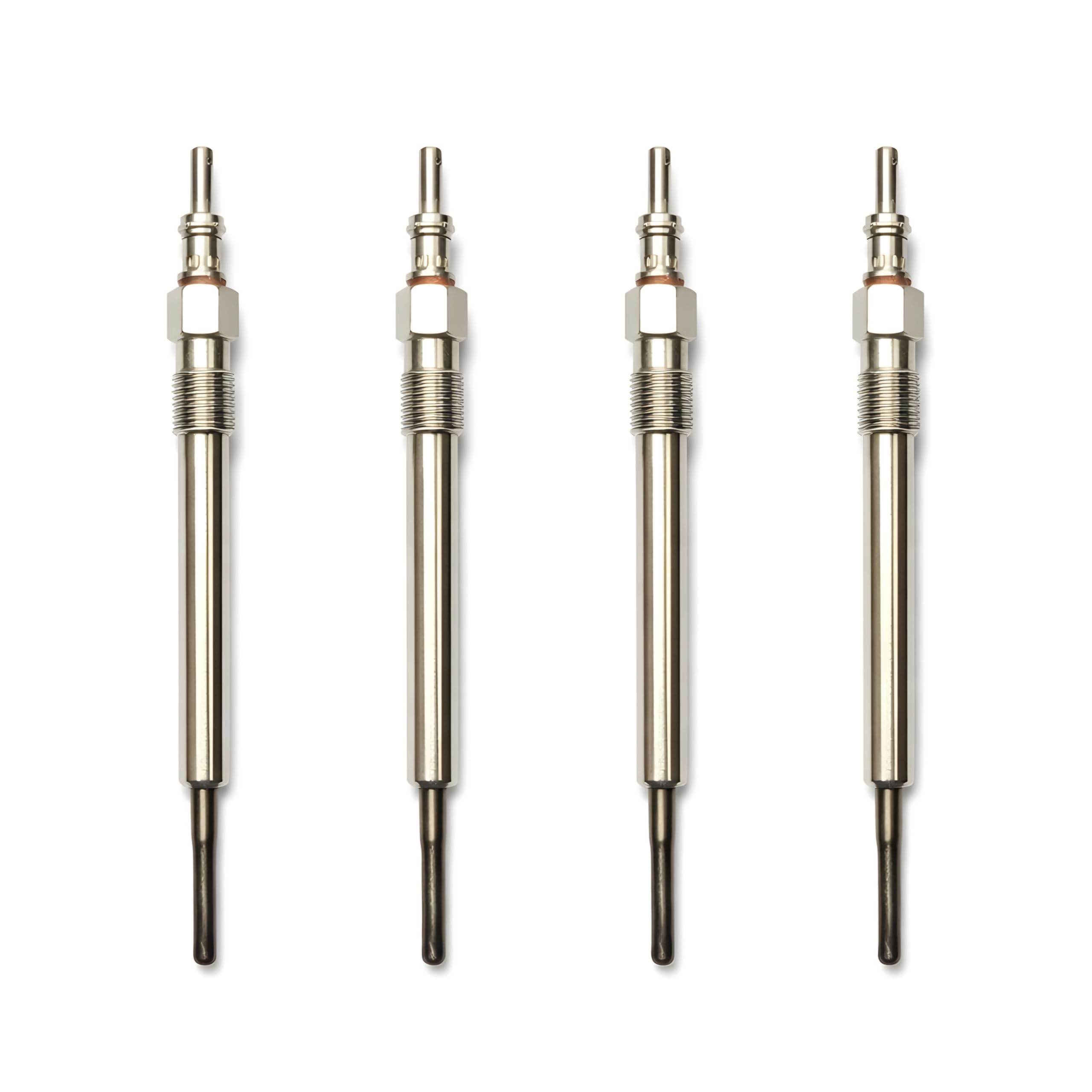 Diesel Glow Plug (Set of 4) | Compatible with Skoda Rapid, Fabia & Volkswagen Polo, Ameo, Vento Diesel | 1.5L TDI CR Diesel Engines | Dual Coil, Fast Heating, Long Life | TBS - The Black Smith