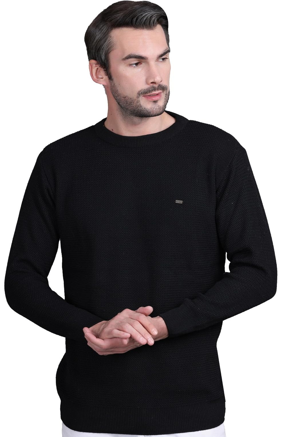 ewools Mens Winter Wear Round Neck Woolen Sweater (4089)-picture-13