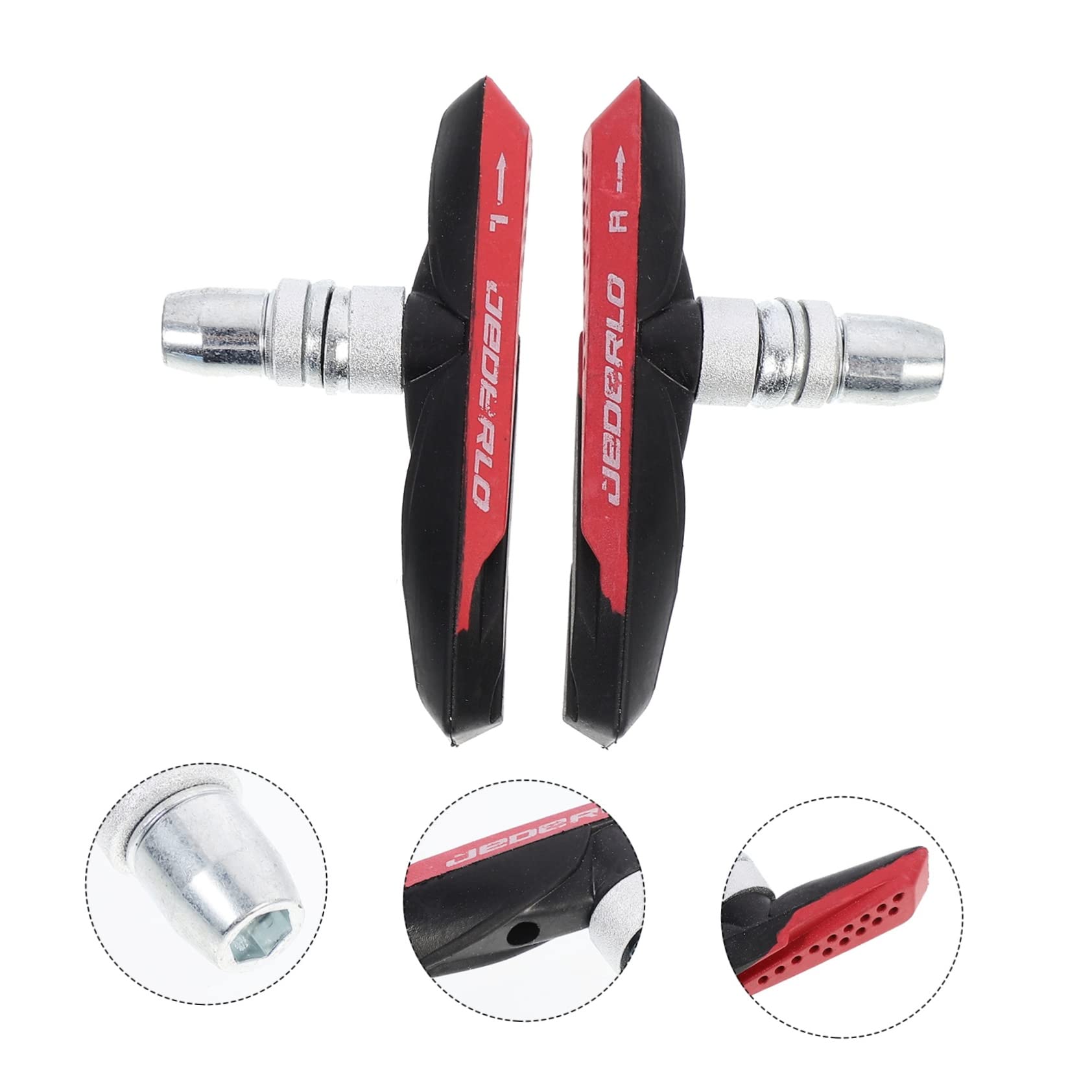 BESPORTBLE 5 Paires De Plaquettes De Frein De Vélo Blocs De Frein De Vélo Plaquettes De Résistance De tes De De Route Patin en Feutre Excersise Silencieux