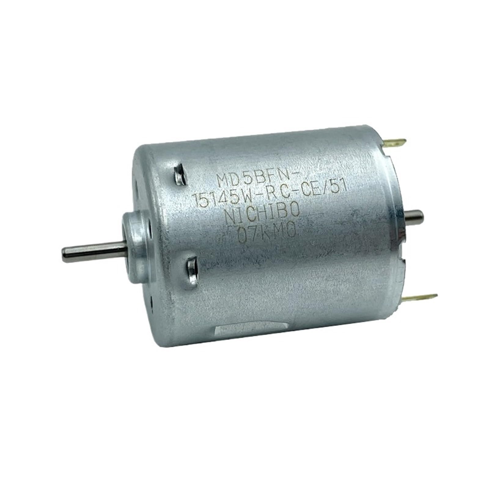 ANERTQUIH RS-365 Dual Shaft Electric Motor DC 24V Mini 28mm Round Carbon Brush Biaxial 1Pcs