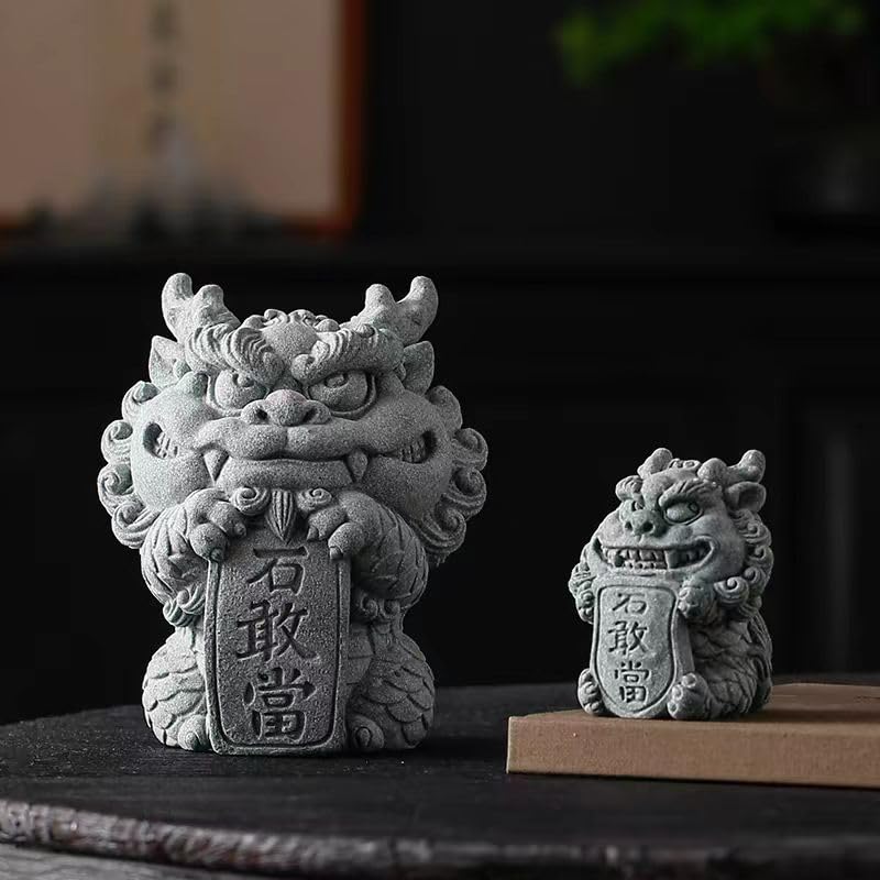 Amazon.co.jp: 石敢當 置き物 魔除けの石 部屋装飾品 玄関 風水