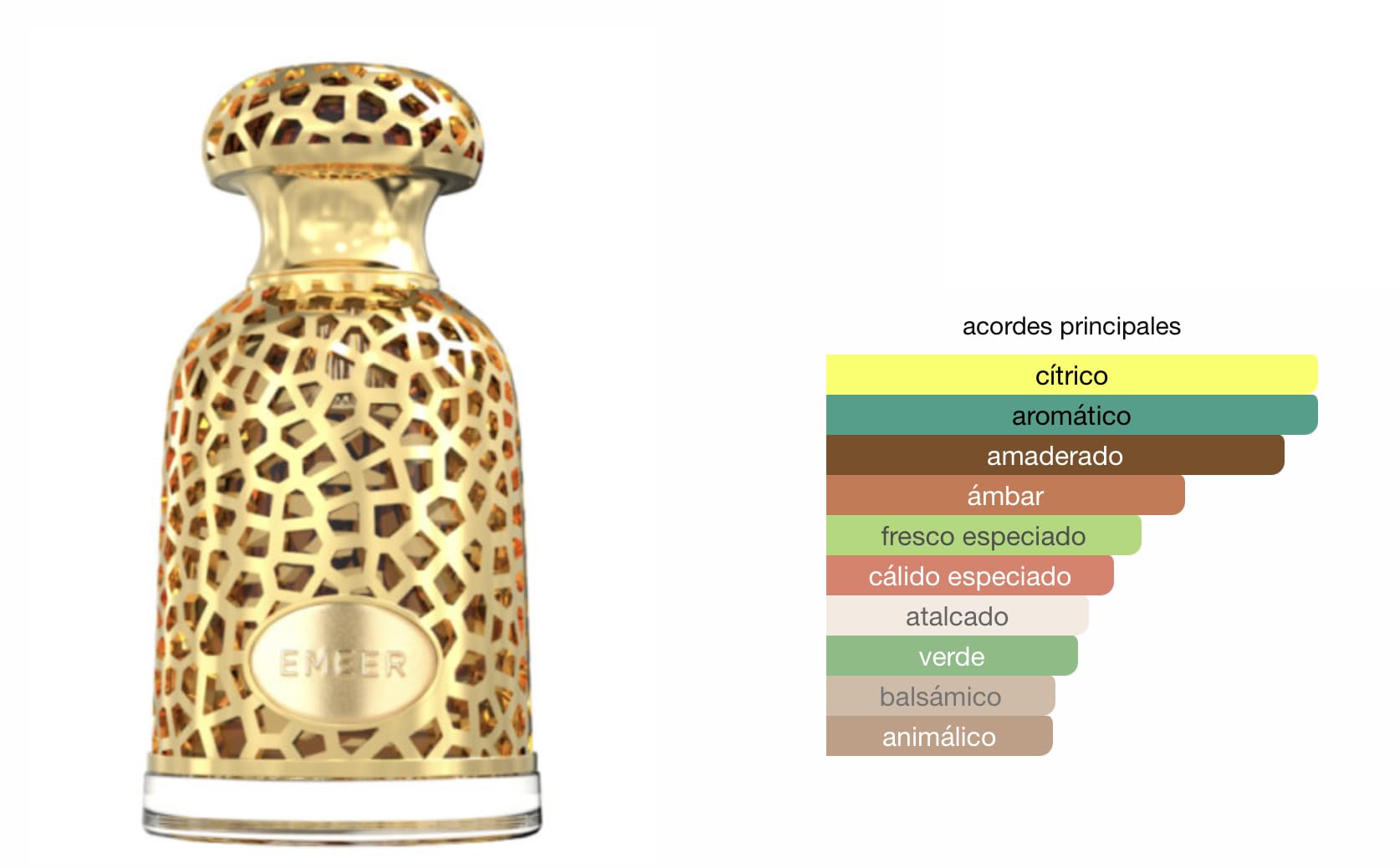 Perfume Emeer Eau de Parfum 100 ml, Perfume Árabe Unisex de Larga Duración, Incluye Atomizador Recargable 5ML, Fragancia Amaderada con Notas de Limón, Té Blanco y Ámbar Gris (Emeer)