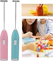 Vista 6 de Mini mezclador de mano, 2 piezas, motor de alta frecuencia, control de una mano, material de acero inoxidable, agitador eléctrico para el hogar