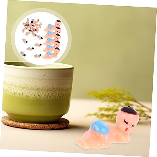 Miniatura 6 de 20pcs King Cake Baby Doll Plastic Babies Baby Shower Game Ice Cube Game Party Favores Baby Plastic Baby Doll Decoración de casa para el hogar