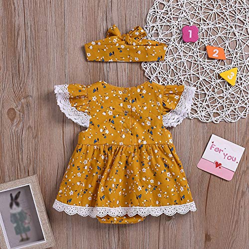 BOBORA Infantil Bebê Menina Verão Flores Mini Vestido Criança Voando Mangas de Algodão Princesa Vest