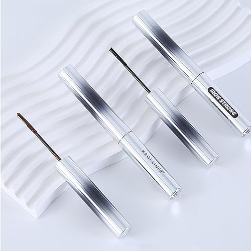 Miniatura 6 de Máscara de rímel, rímel de hierro con cepillo, rímel de hierro, rímel de rizador, rímel de pestañas rizadoras 3D, impermeable, de larga duración (2