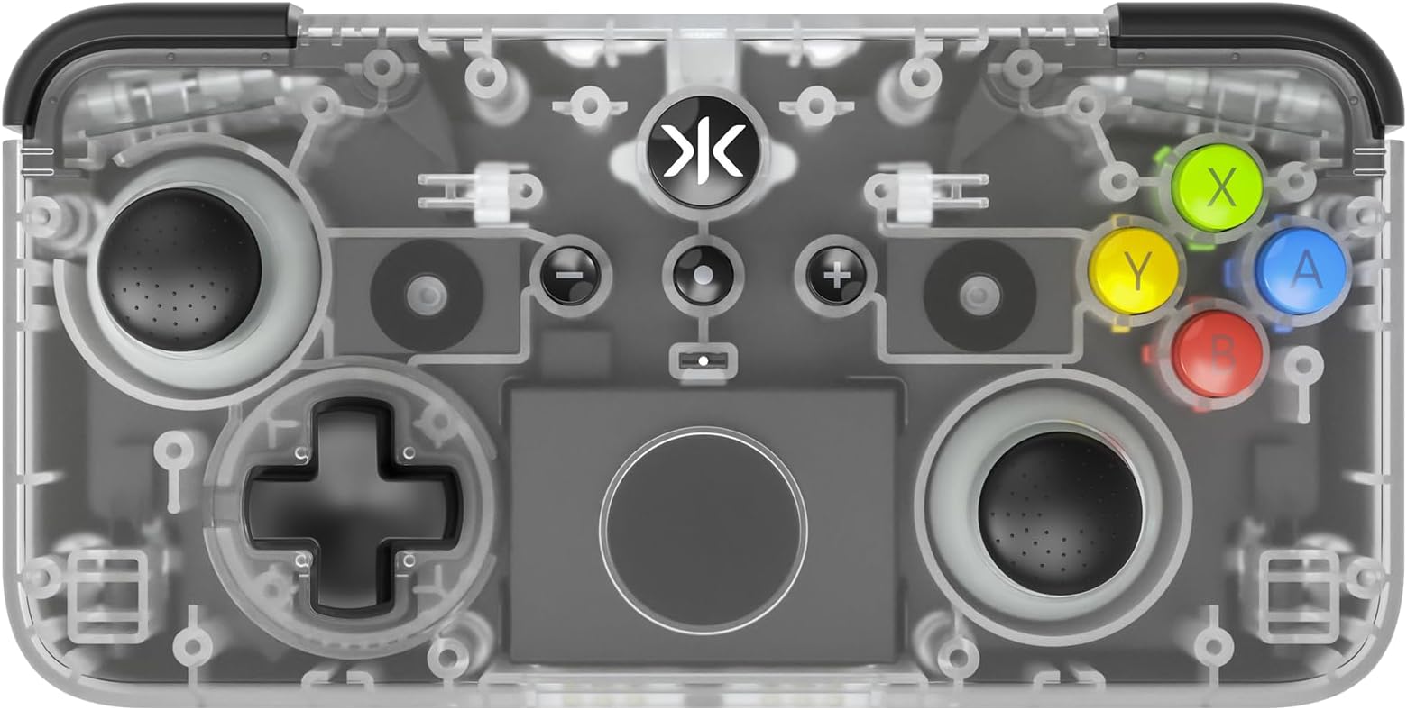 CRKD NEO S - Wireless Collectible Controller for Nintendo Switch/Switch 2, iPhone, Android, iPad, PC, Smart TV, Steam Deck OLED, Legion Go, Rog Ally Gaming (Classic Clear)