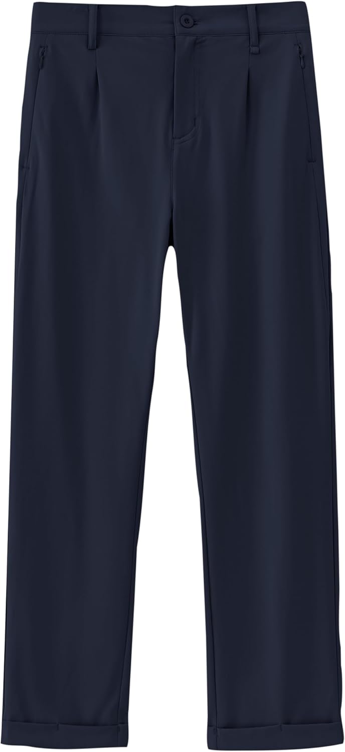 MoFiz Women's Golf Pants Stretch Work Ankle Pant Elastic Waist Business Dress Pant with Zipper Pockets for Casual Travel Wear - Image 7