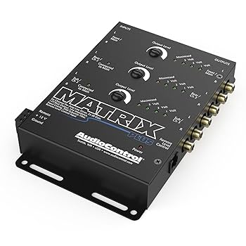 オーディオコントロール MATRIX PLUS AudioControl Matrix Plus Black Six Channel Line Driver with